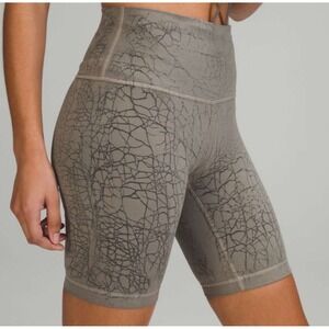 Lululemon Wunder Train HR Short 8" Thread Dye Rover Black